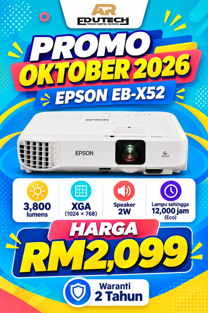 POSTER PROMO OCTOBER 2026 

EPSON EB-X52