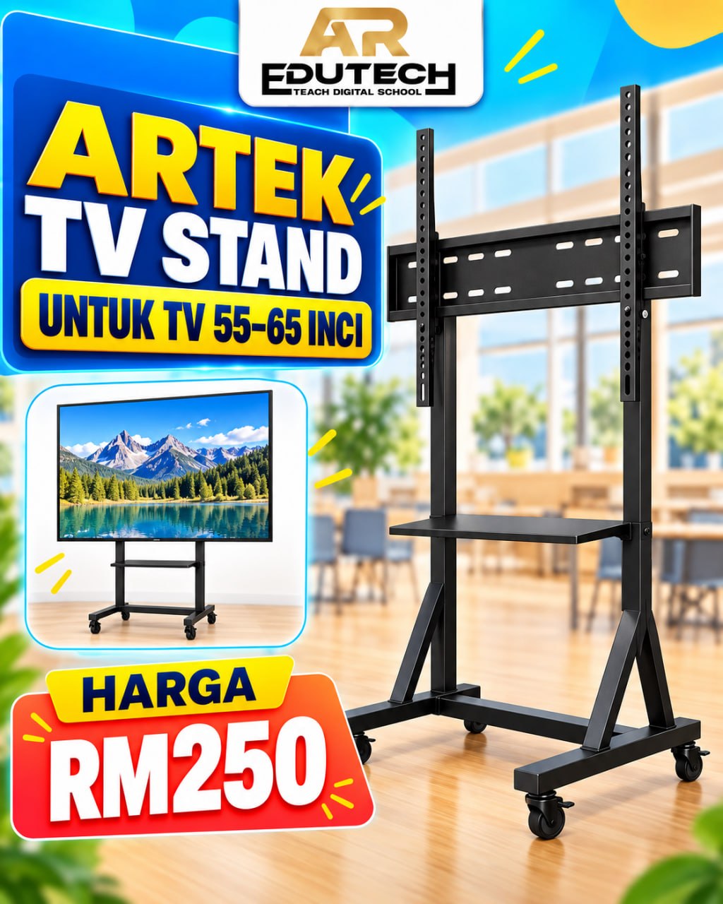 POSTER OCTOBER 2026 

ARTEK TV STAND FOR 55"- 65"