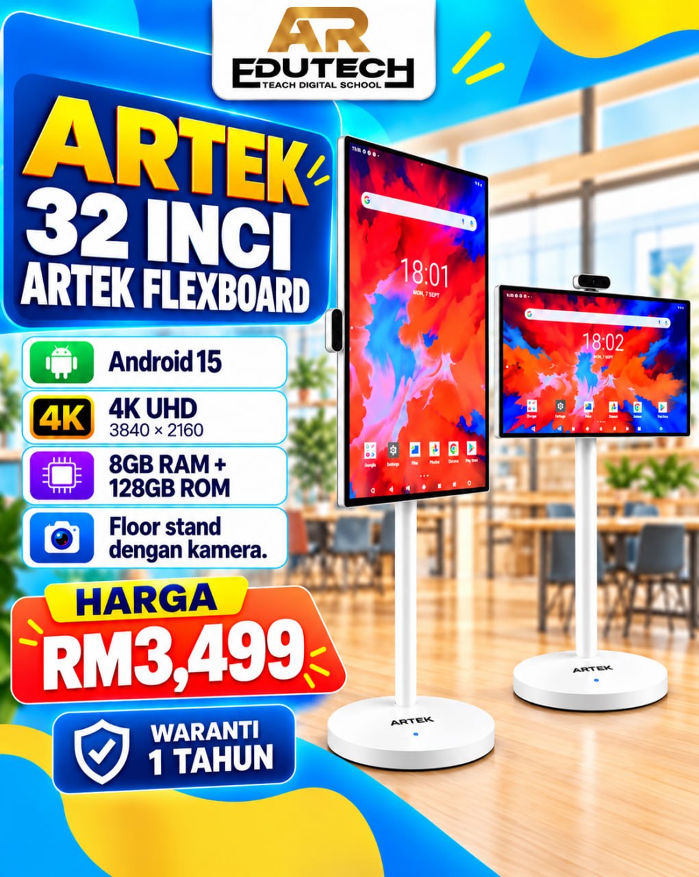 POSTER OCTOBER 2026 

32 INCH ARTEK FlexBoard