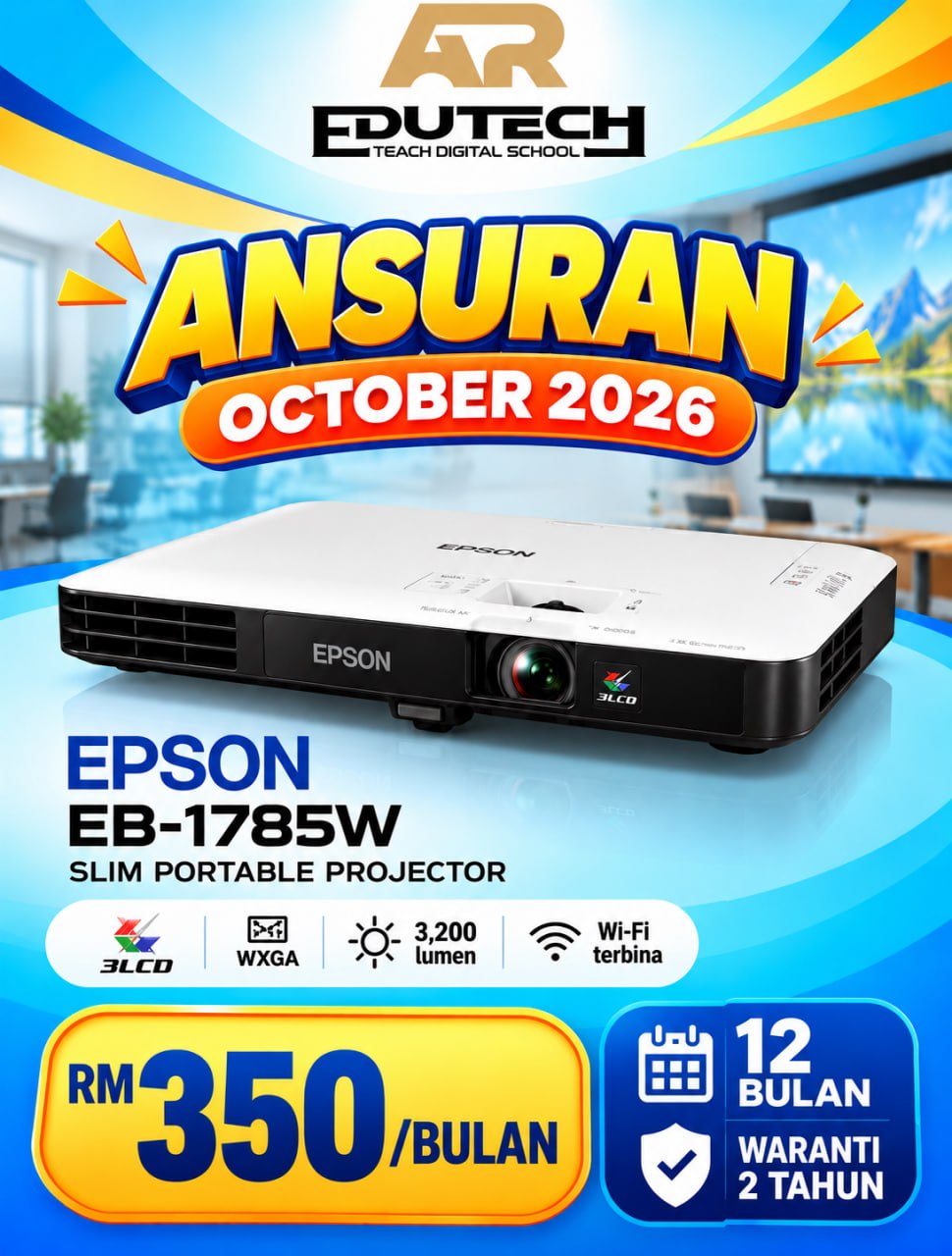 POSTER OCTOBER 2026 

ANSURAN 12 BULAN 
LCD Projector Epson EB-1785W