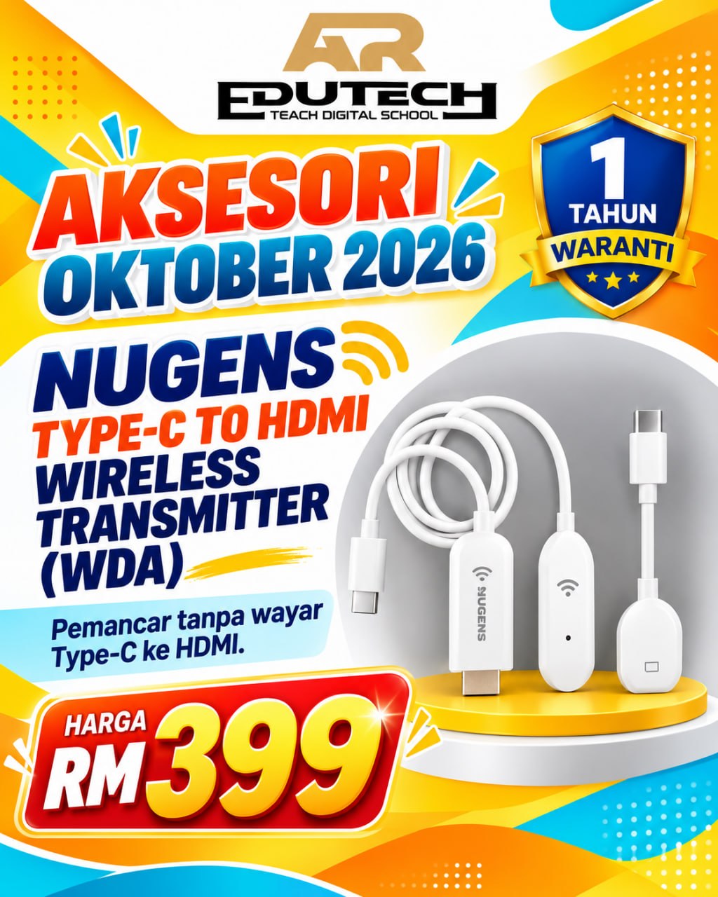 POSTER PROMO OCTOBER 2026 

Nugens Type-C to HDMI Wireless Transmitter (WDA)