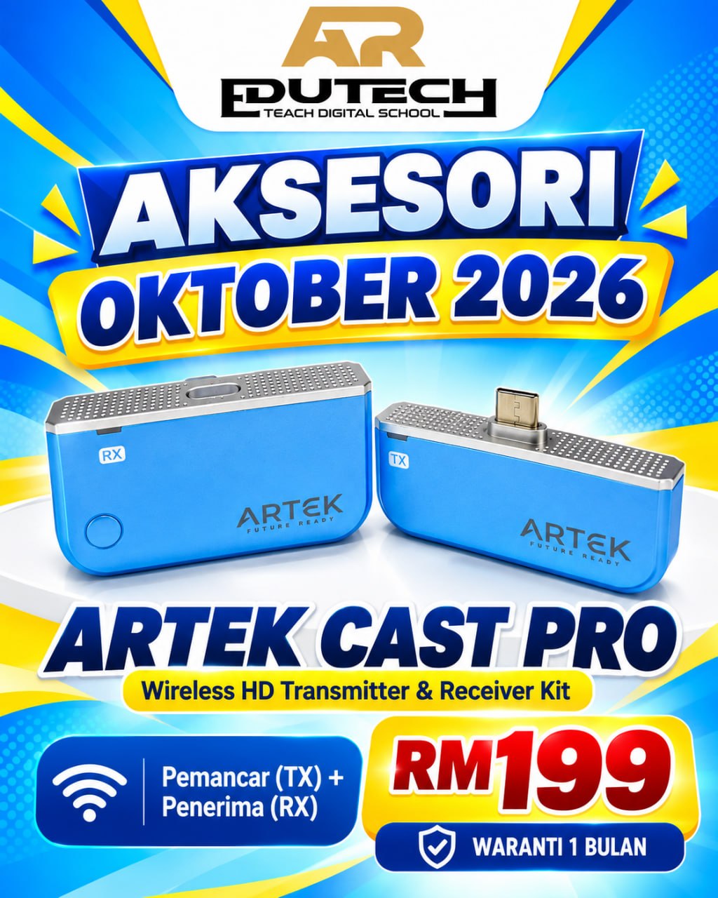 POSTER PROMO OCTOBER 2026 

ARTEK CAST PRO