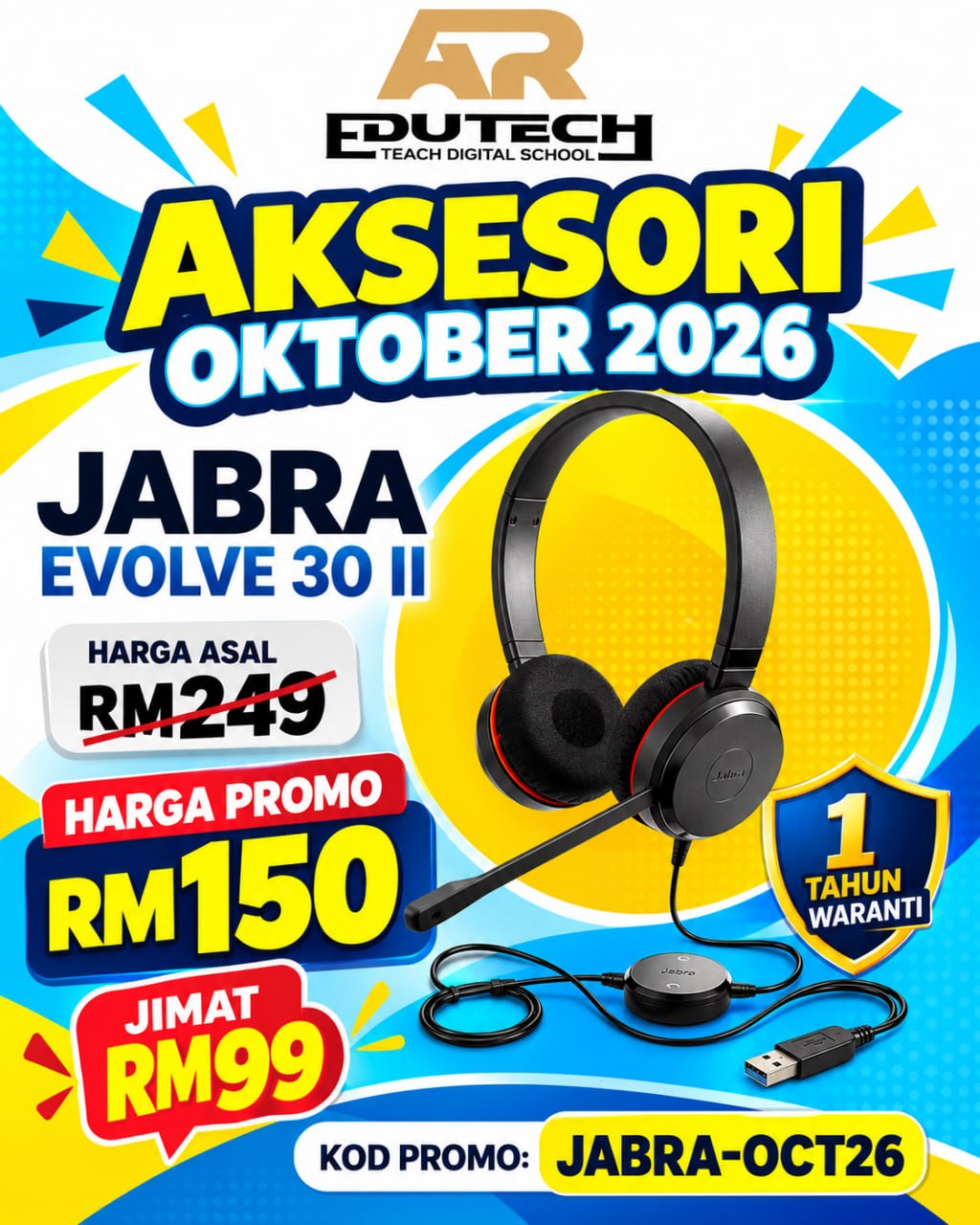 POSTER PROMO OCTOBER 2026 

JABRA EVOLVE 30 ii