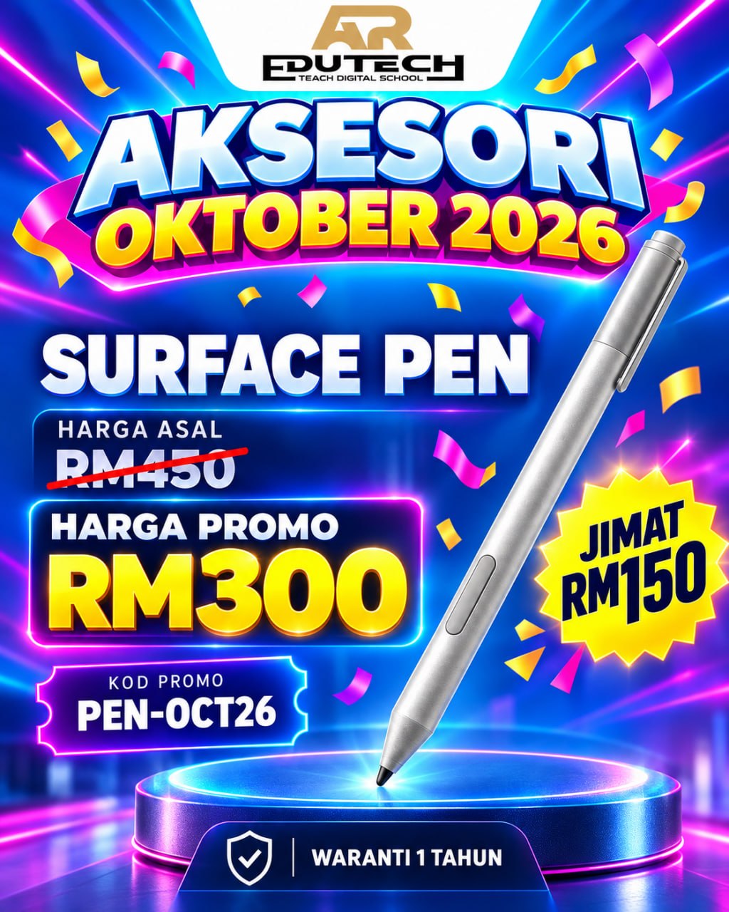 POSTER PROMO OCTOBER 2026 

Surface Pen