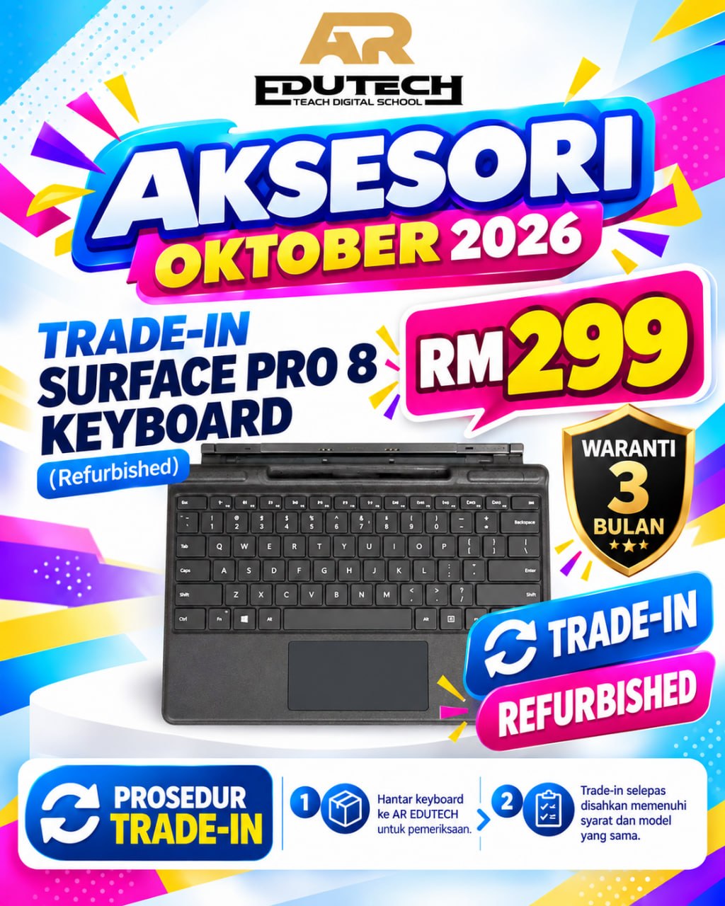 POSTER PROMO OCTOBER 2026 

Trade In Refurbished Surface Pro 8 Keyboard
